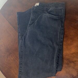 Weatherproof Vintage Light Black Women’s Skinny Jeans Size 12 Slim Straight Fit